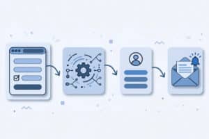 Automate lead follow-up from form to CRM to email