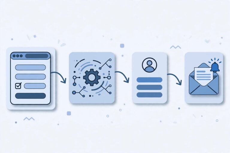 Automate lead follow-up from form to CRM to email